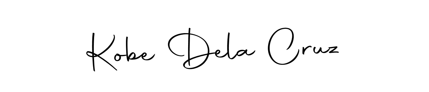 Create a beautiful signature design for name Kobe Dela Cruz. With this signature (Autography-DOLnW) fonts, you can make a handwritten signature for free. Kobe Dela Cruz signature style 10 images and pictures png