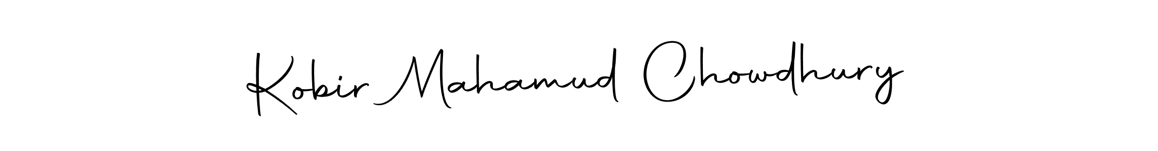 You can use this online signature creator to create a handwritten signature for the name Kobir Mahamud Chowdhury. This is the best online autograph maker. Kobir Mahamud Chowdhury signature style 10 images and pictures png