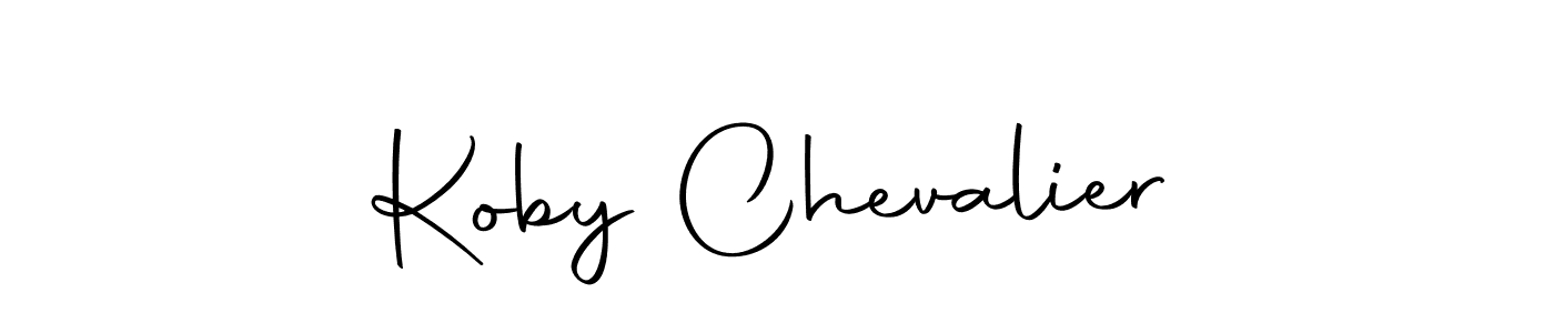 You should practise on your own different ways (Autography-DOLnW) to write your name (Koby Chevalier) in signature. don't let someone else do it for you. Koby Chevalier signature style 10 images and pictures png