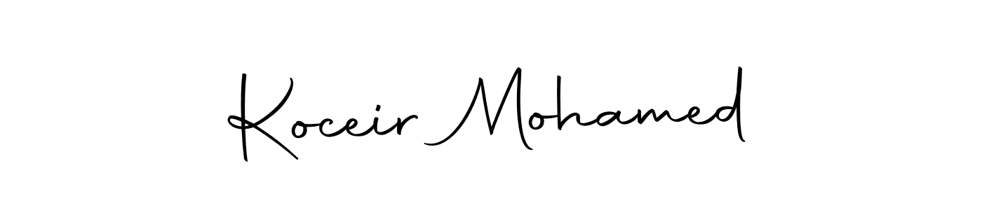 Make a beautiful signature design for name Koceir Mohamed. Use this online signature maker to create a handwritten signature for free. Koceir Mohamed signature style 10 images and pictures png