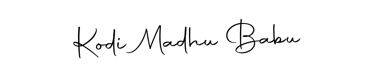 Make a beautiful signature design for name Kodi Madhu Babu. Use this online signature maker to create a handwritten signature for free. Kodi Madhu Babu signature style 10 images and pictures png