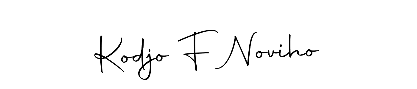 Design your own signature with our free online signature maker. With this signature software, you can create a handwritten (Autography-DOLnW) signature for name Kodjo F Noviho. Kodjo F Noviho signature style 10 images and pictures png