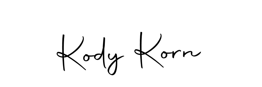 Similarly Autography-DOLnW is the best handwritten signature design. Signature creator online .You can use it as an online autograph creator for name Kody Korn. Kody Korn signature style 10 images and pictures png