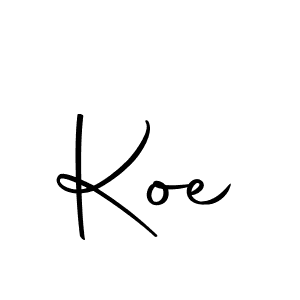The best way (Autography-DOLnW) to make a short signature is to pick only two or three words in your name. The name Koe include a total of six letters. For converting this name. Koe signature style 10 images and pictures png