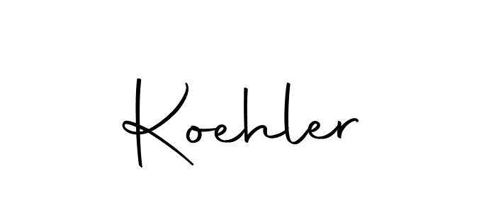 Create a beautiful signature design for name Koehler. With this signature (Autography-DOLnW) fonts, you can make a handwritten signature for free. Koehler signature style 10 images and pictures png