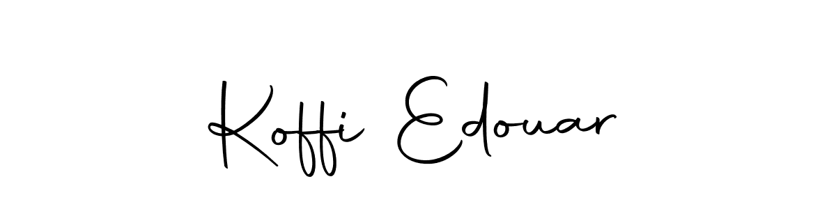 Use a signature maker to create a handwritten signature online. With this signature software, you can design (Autography-DOLnW) your own signature for name Koffi Edouar. Koffi Edouar signature style 10 images and pictures png