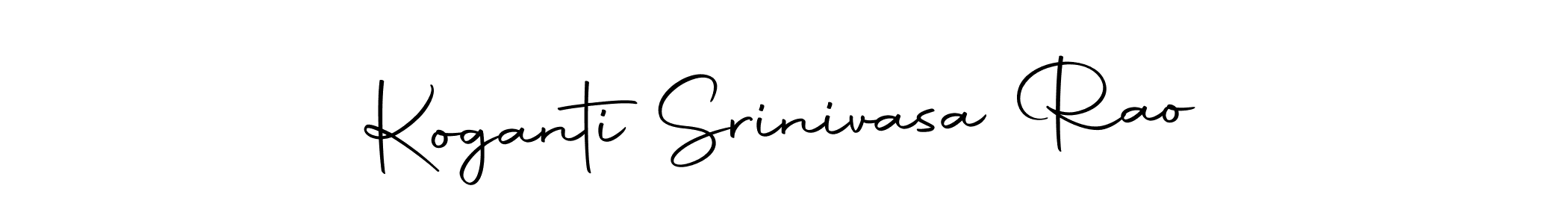 The best way (Autography-DOLnW) to make a short signature is to pick only two or three words in your name. The name Koganti Srinivasa Rao include a total of six letters. For converting this name. Koganti Srinivasa Rao signature style 10 images and pictures png