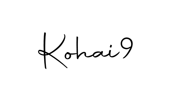 You should practise on your own different ways (Autography-DOLnW) to write your name (Kohai9) in signature. don't let someone else do it for you. Kohai9 signature style 10 images and pictures png