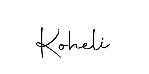 Koheli stylish signature style. Best Handwritten Sign (Autography-DOLnW) for my name. Handwritten Signature Collection Ideas for my name Koheli. Koheli signature style 10 images and pictures png