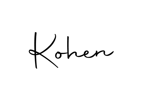 Use a signature maker to create a handwritten signature online. With this signature software, you can design (Autography-DOLnW) your own signature for name Kohen. Kohen signature style 10 images and pictures png