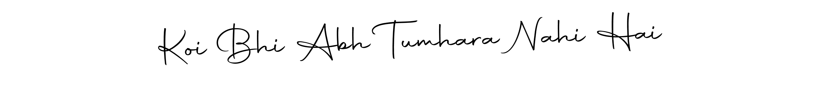 How to Draw Koi Bhi Abh Tumhara Nahi Hai signature style? Autography-DOLnW is a latest design signature styles for name Koi Bhi Abh Tumhara Nahi Hai. Koi Bhi Abh Tumhara Nahi Hai signature style 10 images and pictures png