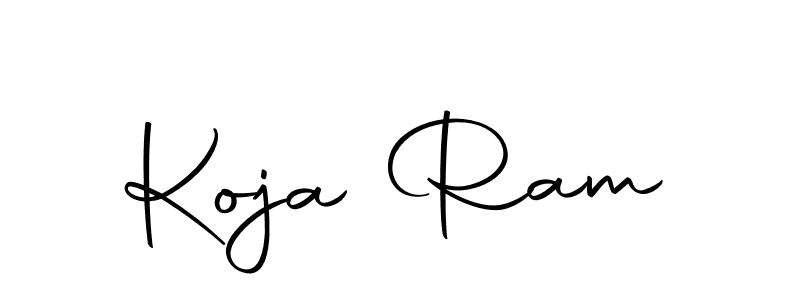 Similarly Autography-DOLnW is the best handwritten signature design. Signature creator online .You can use it as an online autograph creator for name Koja Ram. Koja Ram signature style 10 images and pictures png