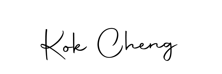 How to make Kok Cheng signature? Autography-DOLnW is a professional autograph style. Create handwritten signature for Kok Cheng name. Kok Cheng signature style 10 images and pictures png