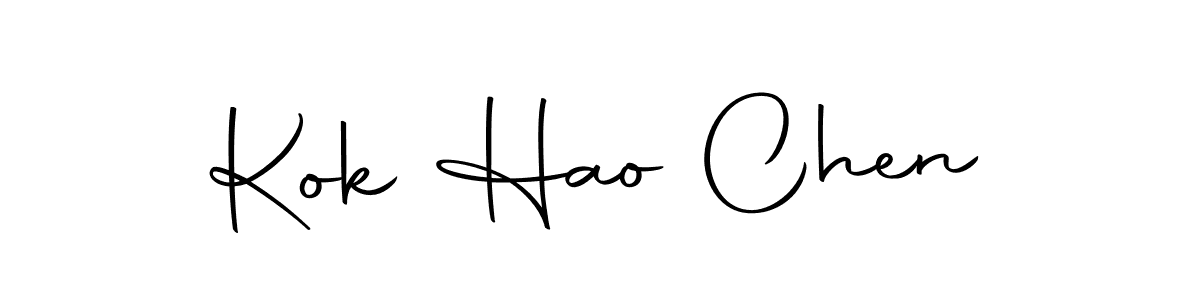 You can use this online signature creator to create a handwritten signature for the name Kok Hao Chen. This is the best online autograph maker. Kok Hao Chen signature style 10 images and pictures png