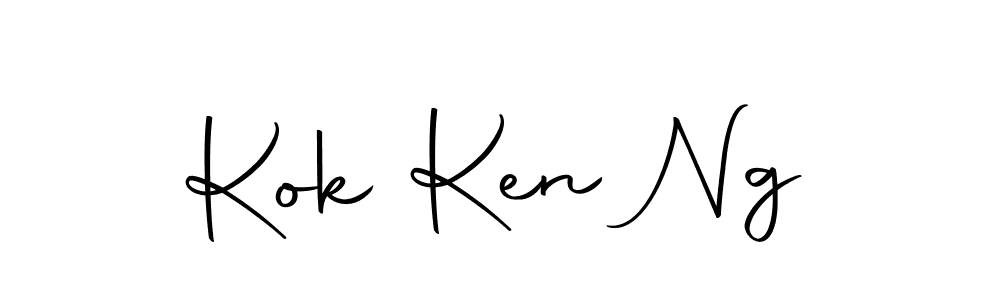 if you are searching for the best signature style for your name Kok Ken Ng. so please give up your signature search. here we have designed multiple signature styles  using Autography-DOLnW. Kok Ken Ng signature style 10 images and pictures png