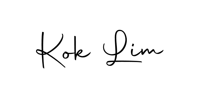 Make a beautiful signature design for name Kok Lim. Use this online signature maker to create a handwritten signature for free. Kok Lim signature style 10 images and pictures png