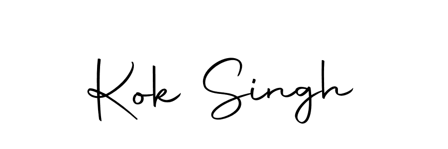 if you are searching for the best signature style for your name Kok Singh. so please give up your signature search. here we have designed multiple signature styles  using Autography-DOLnW. Kok Singh signature style 10 images and pictures png