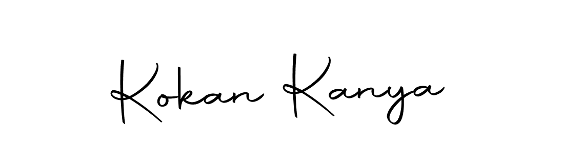 How to make Kokan Kanya signature? Autography-DOLnW is a professional autograph style. Create handwritten signature for Kokan Kanya name. Kokan Kanya signature style 10 images and pictures png