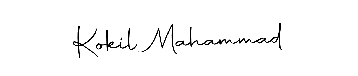 How to make Kokil Mahammad signature? Autography-DOLnW is a professional autograph style. Create handwritten signature for Kokil Mahammad name. Kokil Mahammad signature style 10 images and pictures png