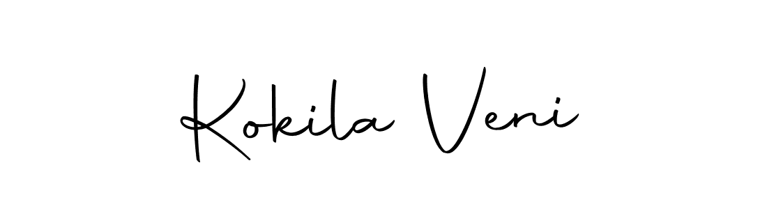 Also we have Kokila Veni name is the best signature style. Create professional handwritten signature collection using Autography-DOLnW autograph style. Kokila Veni signature style 10 images and pictures png