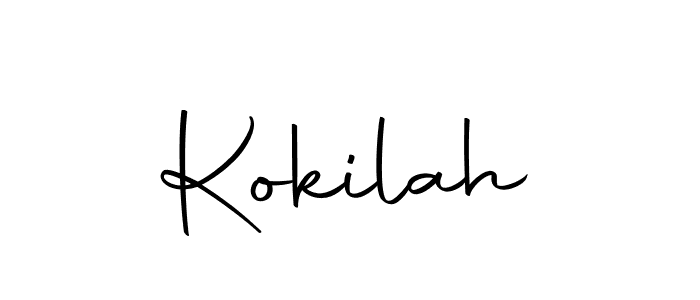 Autography-DOLnW is a professional signature style that is perfect for those who want to add a touch of class to their signature. It is also a great choice for those who want to make their signature more unique. Get Kokilah name to fancy signature for free. Kokilah signature style 10 images and pictures png