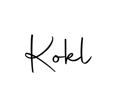 How to make Kokl name signature. Use Autography-DOLnW style for creating short signs online. This is the latest handwritten sign. Kokl signature style 10 images and pictures png