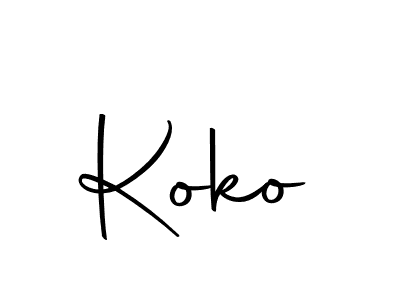 Also we have Koko name is the best signature style. Create professional handwritten signature collection using Autography-DOLnW autograph style. Koko signature style 10 images and pictures png