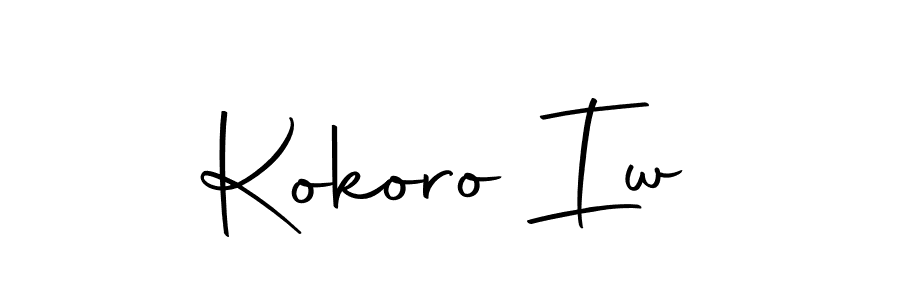 Make a beautiful signature design for name Kokoro Iw. With this signature (Autography-DOLnW) style, you can create a handwritten signature for free. Kokoro Iw signature style 10 images and pictures png