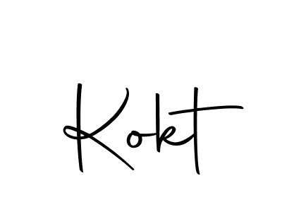 Use a signature maker to create a handwritten signature online. With this signature software, you can design (Autography-DOLnW) your own signature for name Kokt. Kokt signature style 10 images and pictures png