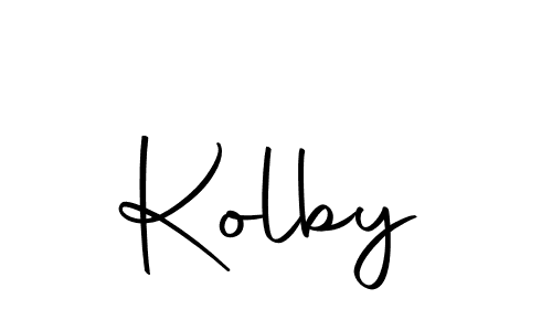 Make a beautiful signature design for name Kolby. With this signature (Autography-DOLnW) style, you can create a handwritten signature for free. Kolby signature style 10 images and pictures png