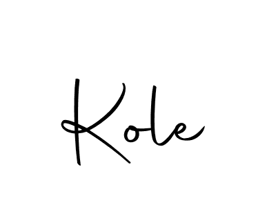 if you are searching for the best signature style for your name Kole. so please give up your signature search. here we have designed multiple signature styles  using Autography-DOLnW. Kole signature style 10 images and pictures png