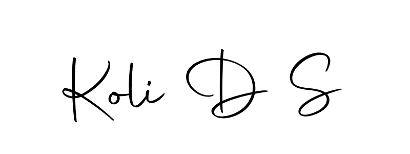 How to make Koli D S signature? Autography-DOLnW is a professional autograph style. Create handwritten signature for Koli D S name. Koli D S signature style 10 images and pictures png
