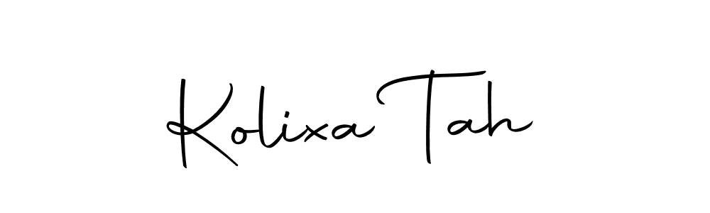 Also we have Kolixa Tah name is the best signature style. Create professional handwritten signature collection using Autography-DOLnW autograph style. Kolixa Tah signature style 10 images and pictures png