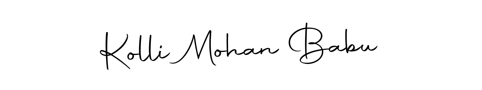 It looks lik you need a new signature style for name Kolli Mohan Babu. Design unique handwritten (Autography-DOLnW) signature with our free signature maker in just a few clicks. Kolli Mohan Babu signature style 10 images and pictures png