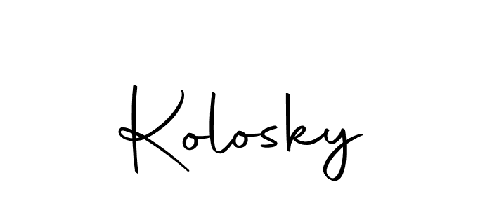Also we have Kolosky name is the best signature style. Create professional handwritten signature collection using Autography-DOLnW autograph style. Kolosky signature style 10 images and pictures png