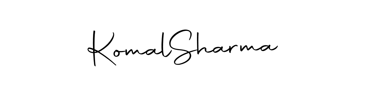 Also we have Komal  Sharma name is the best signature style. Create professional handwritten signature collection using Autography-DOLnW autograph style. Komal  Sharma signature style 10 images and pictures png