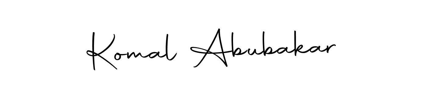 The best way (Autography-DOLnW) to make a short signature is to pick only two or three words in your name. The name Komal Abubakar include a total of six letters. For converting this name. Komal Abubakar signature style 10 images and pictures png