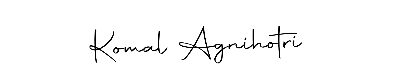 The best way (Autography-DOLnW) to make a short signature is to pick only two or three words in your name. The name Komal Agnihotri include a total of six letters. For converting this name. Komal Agnihotri signature style 10 images and pictures png