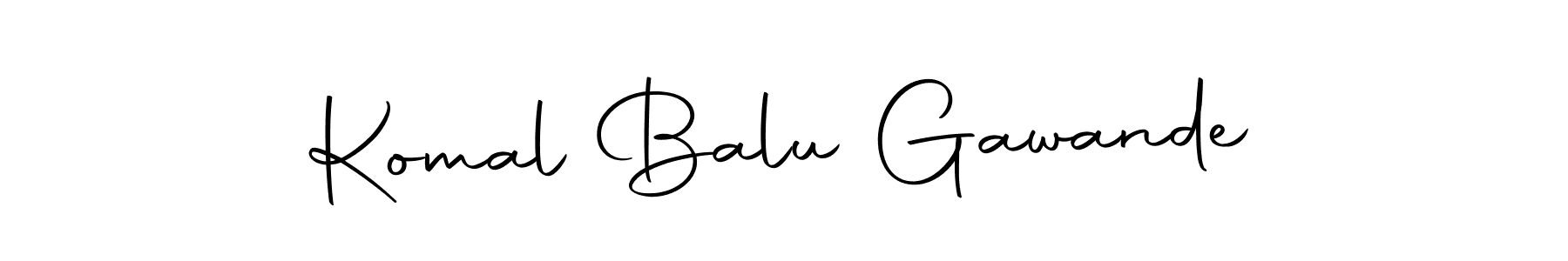 Here are the top 10 professional signature styles for the name Komal Balu Gawande. These are the best autograph styles you can use for your name. Komal Balu Gawande signature style 10 images and pictures png