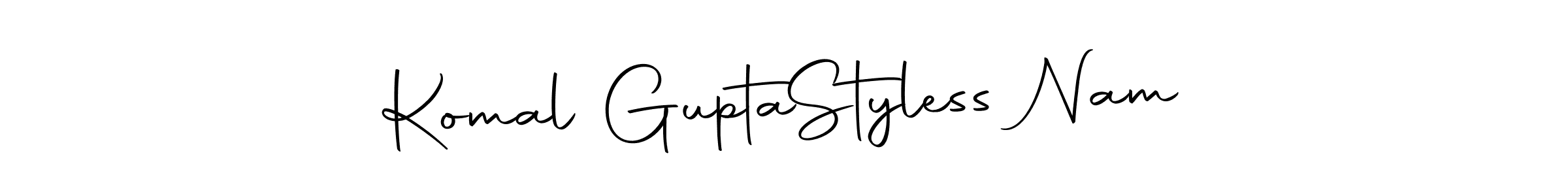 if you are searching for the best signature style for your name Komal Gupta  Styless Nam. so please give up your signature search. here we have designed multiple signature styles  using Autography-DOLnW. Komal Gupta  Styless Nam signature style 10 images and pictures png