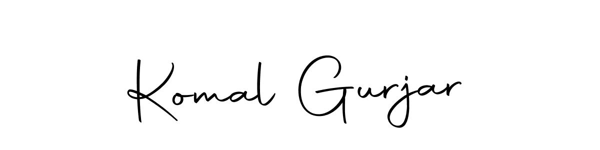 Make a short Komal Gurjar signature style. Manage your documents anywhere anytime using Autography-DOLnW. Create and add eSignatures, submit forms, share and send files easily. Komal Gurjar signature style 10 images and pictures png