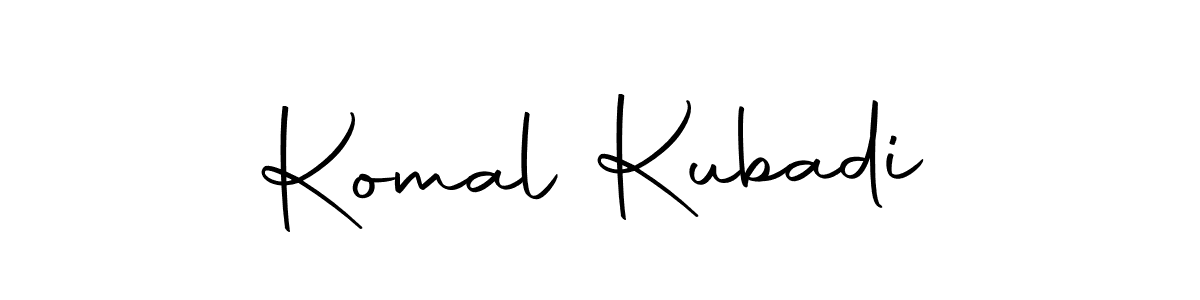 It looks lik you need a new signature style for name Komal Kubadi. Design unique handwritten (Autography-DOLnW) signature with our free signature maker in just a few clicks. Komal Kubadi signature style 10 images and pictures png