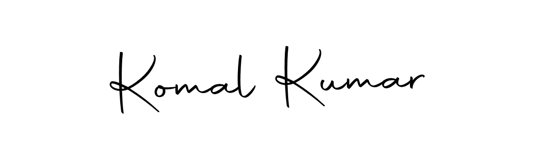 Create a beautiful signature design for name Komal Kumar. With this signature (Autography-DOLnW) fonts, you can make a handwritten signature for free. Komal Kumar signature style 10 images and pictures png