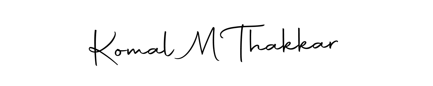 How to Draw Komal M Thakkar signature style? Autography-DOLnW is a latest design signature styles for name Komal M Thakkar. Komal M Thakkar signature style 10 images and pictures png
