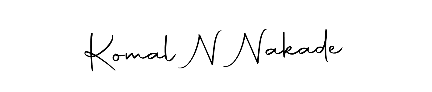 You should practise on your own different ways (Autography-DOLnW) to write your name (Komal N Nakade) in signature. don't let someone else do it for you. Komal N Nakade signature style 10 images and pictures png