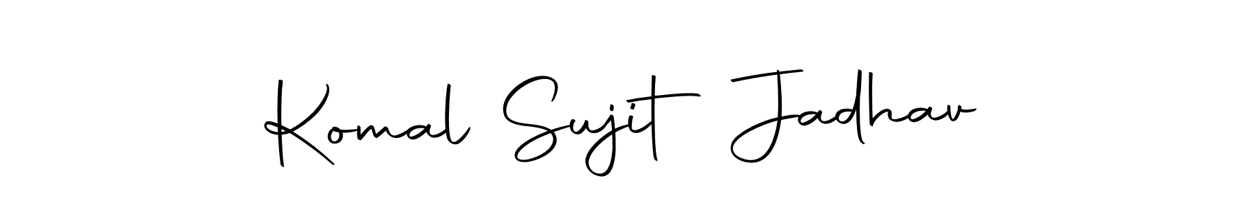 Komal Sujit Jadhav stylish signature style. Best Handwritten Sign (Autography-DOLnW) for my name. Handwritten Signature Collection Ideas for my name Komal Sujit Jadhav. Komal Sujit Jadhav signature style 10 images and pictures png