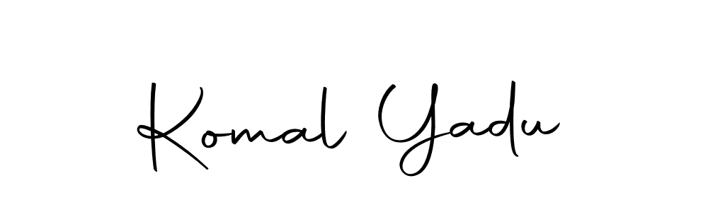 Make a beautiful signature design for name Komal Yadu. With this signature (Autography-DOLnW) style, you can create a handwritten signature for free. Komal Yadu signature style 10 images and pictures png