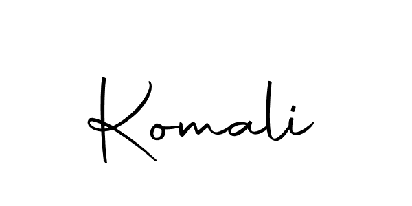 Use a signature maker to create a handwritten signature online. With this signature software, you can design (Autography-DOLnW) your own signature for name Komali. Komali signature style 10 images and pictures png