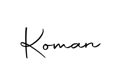 The best way (Autography-DOLnW) to make a short signature is to pick only two or three words in your name. The name Koman include a total of six letters. For converting this name. Koman signature style 10 images and pictures png
