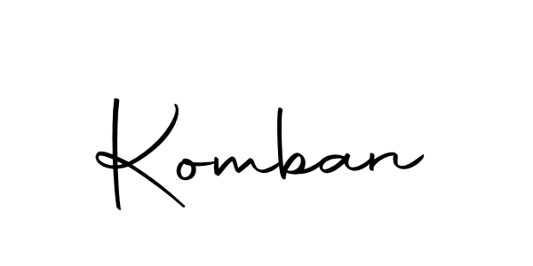 Komban stylish signature style. Best Handwritten Sign (Autography-DOLnW) for my name. Handwritten Signature Collection Ideas for my name Komban. Komban signature style 10 images and pictures png